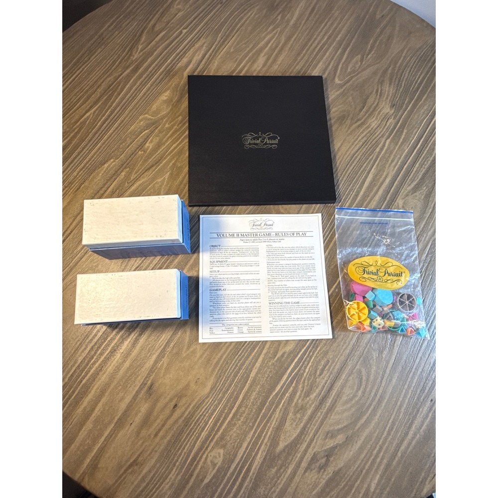 Vintage 1987 Trivial Pursuit Parker Brothers Genus Edition Vol II Board Game - Picture 4 of 8
